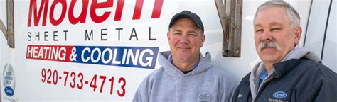 modern sheet metal neenah|heating and cooling appleton wi.